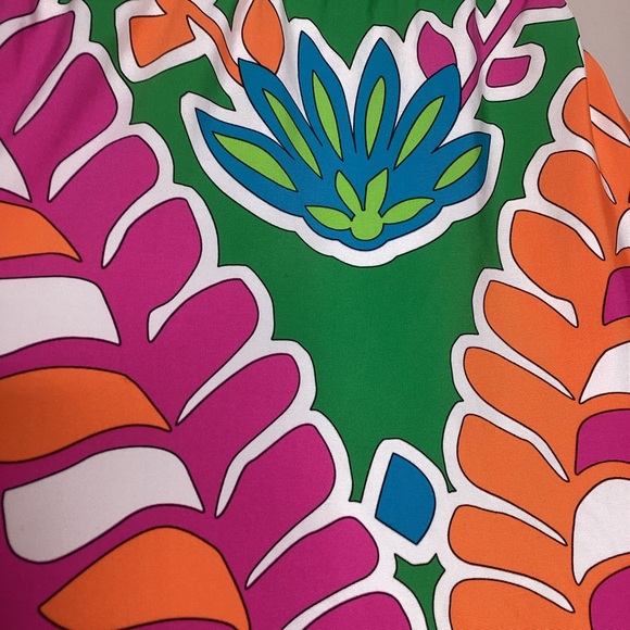 Trina Turk Tamarindo Beach Dress Cover Up Halter Top Med - Picture 6 of 10